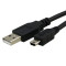 New Black Color 28AWG 24AWG AM To 5pin mini usb cable for Mobile phone