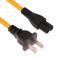 UL approval Nema 1-15p plug to IEC C7 power cable