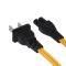 UL approval Nema 1-15p plug to IEC C7 power cable