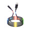 1M 1.2M 1.5M 2A Voice Control Fast Data Sync Charging USB Cable with Light for Phone charge cable