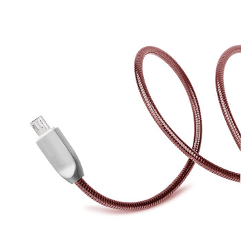 1.5m Custom Logo Zinc Alloy Micro Data 20 Awg High Speed Charging Usb Cable For Mobile Phone