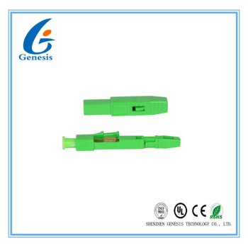 Quick Assembly Field Wireable Connector 38mm Reliable Fiber Optic LC Connector