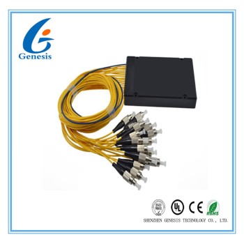 Box Type Fiber Optic PLC Splitter Stability 2x16 Splits For CATV System