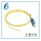 Yellow SM Pigtail Fiber Optic Cable G652D Simplex 0.9 / 2.0mm LSZH For CATV Systems