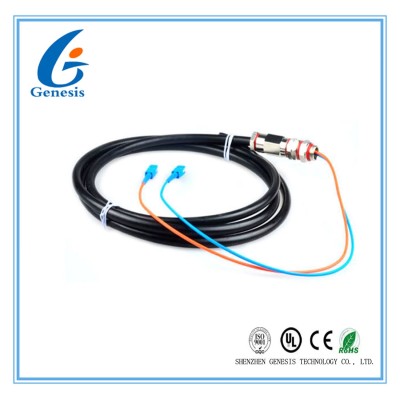 FTTP 2 Core Optical Fiber Cable , Multimode Outdoor Optical Fiber Cable