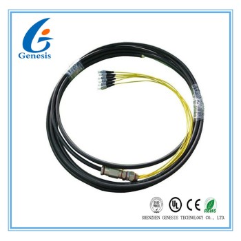 6 Core Optical Fiber Pigtail Waterproof Ribbon Optical Fiber Cable For Networks