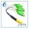 Bundle SM Optical Fiber Pigtail Patch Cord 8 Core Multimode With SC / APC Connector
