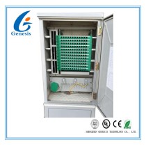 SMC Material Optical Fiber Distribution Cabinet , 144 Core Fiber Wall Mount Enclosure