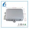 Plug - In Fiber Optic Distribution Box 8 Port Splice Tray Pigtail Wall Mount