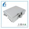 12 Ports Fiber Optic Termination Box 22.2 * 20.4 * 5.4cm Waterproof Junction Box