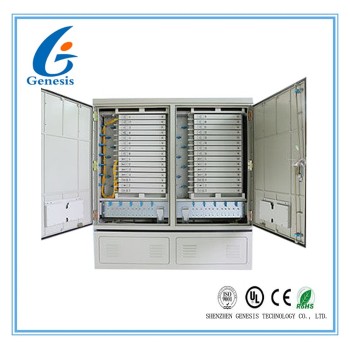 IP 65 576GS Street Fiber Optic Joint Box Cabinet Stainless steel SMC Housing