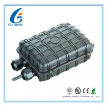 Horizontal Splice 2 front ports Fiber Optic Joint Box in FTTx or FTTH project