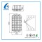 Horizontal Fiber Optic Joint Box 3 In 3 Out Mechanical Sealing Fiber Enclosure Box