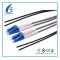 50M Steel Armored Fiber Optic Patch Cable , LC - LC MM Duplex Fiber Optic Cable