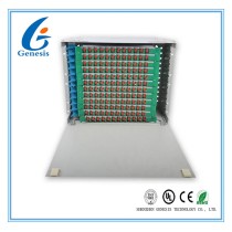 288 Core Fiber Optic Distribution Unit , Multimode 144 Port Fiber Patch Panel