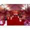Transparent  Curve Marquee Tent  For Trade Show  800 People Seater Guest