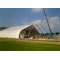 White Curve Marquee Tent For Brand Ceremony 1000 People Seater Guest