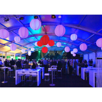 White Arcum Marquee Tent For Catering 300 People Seater Guest