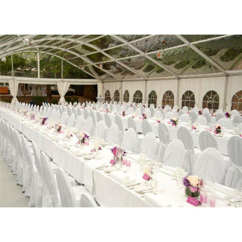 Clear Arcum Marquee Tent  For Banquet Hall  200 People Seater Guest