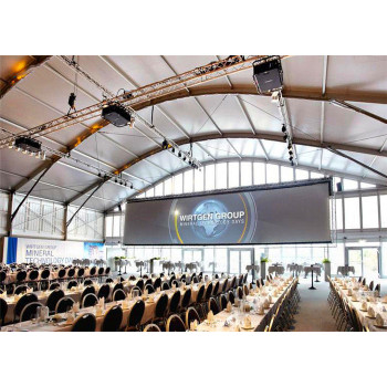 Aluminum Pvc Arcum Marquee Tent For Conference 2000 People Seater Guest