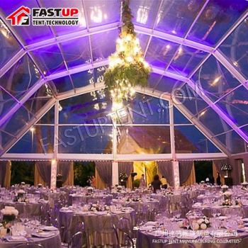 White Polygon Roof Marquee Tent For Catering