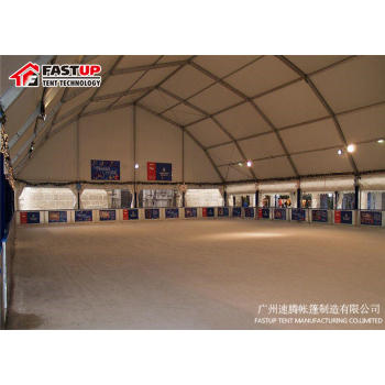 Polygon Roof marquee tent  for Ice skating rink  in size 15x40m 15m x 40m 15 by 40 40x15 40m x 15m