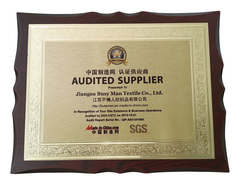 Audited Supplier