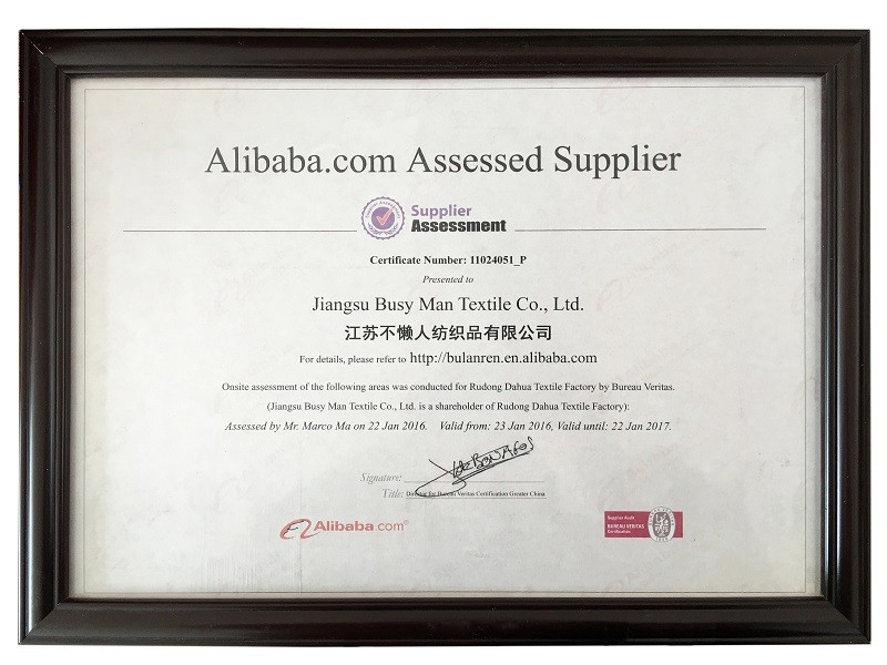 Alibaba.com Assessed Supplier