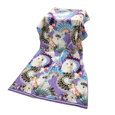 China Factory Digital Promotional/Wholesaler Custom Printed Beach Towel