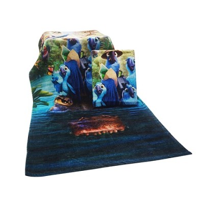 Hot Sale Custom Beach Towel With Birds Printing for Kids
