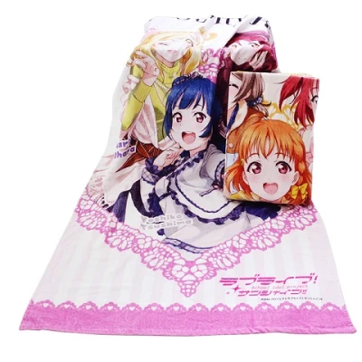 China Factory Price Good Quality Custom Printed Cotton Bath Towel