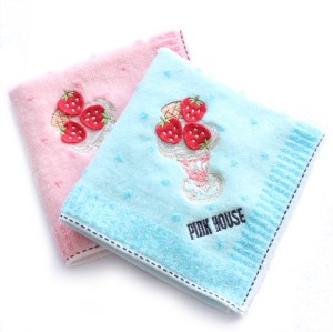wholesale hand flower terry towel jacquard design