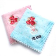 wholesale hand flower terry towel jacquard design
