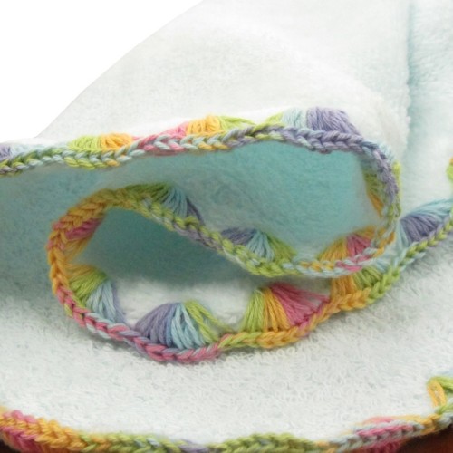 100% cotton zero twist embroidery face towel
