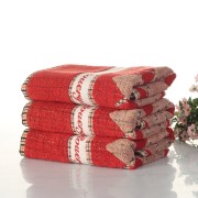 Super Soft Jacquard woven 100% Cotton Grid Face Towel