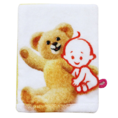 Super soft pure cotton fabric digital printing fabric terry towel applique back rub slings towel