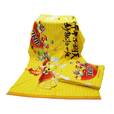 Cotton Large Printed Custom Beach Towel for Kids