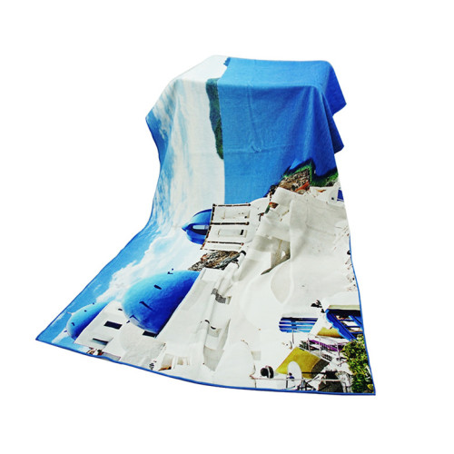 Cotton Large Printed Custom Beach Towel for Kids