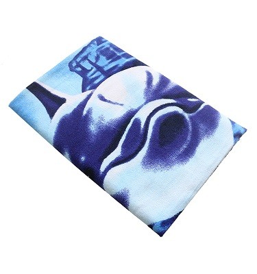 Extra large photo printed microfiber beach towel blanket
