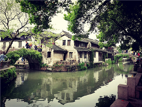 jiangsu Busyman textile co. LTD. All employees zhouzhuang one-day tour.