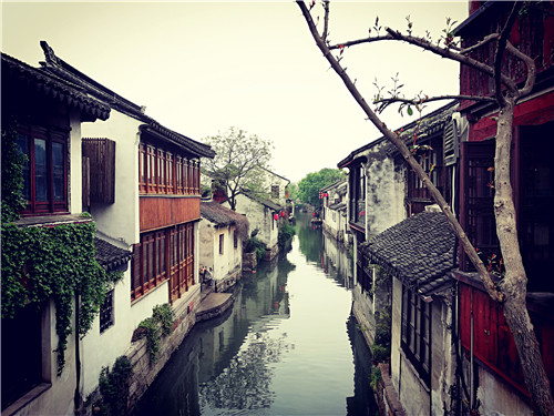 jiangsu Busyman textile co. LTD. All employees zhouzhuang one-day tour.