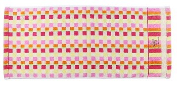 Jacquard terry cotton face towel with logo