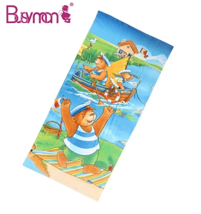 High quality printed towel 100% cotton bath towel