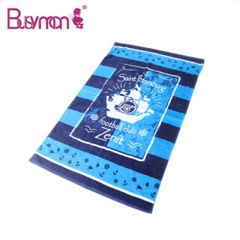 China Luxury Cotton Custom Printed Towels with Logo