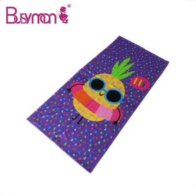 100% cotton fabric Art picture printed beach towel