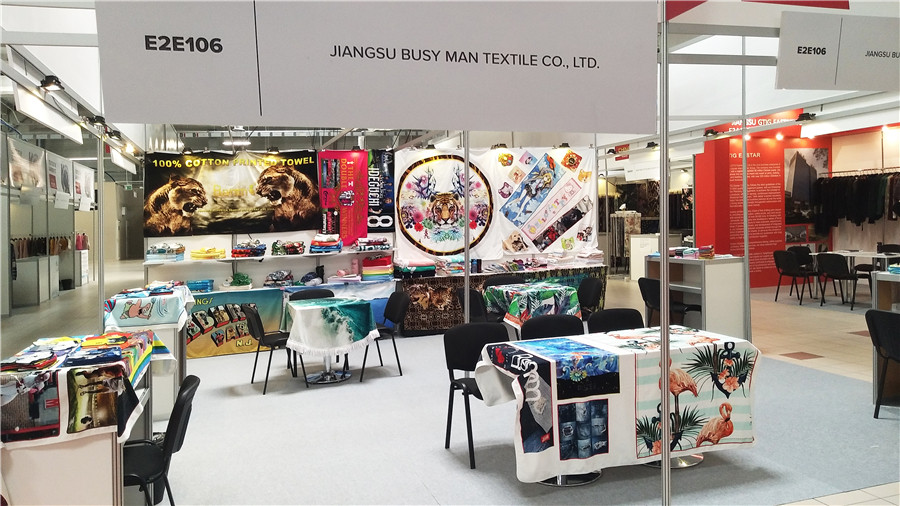 The third leg of Poland's third exhibition to E2E106 look beautiful digital printing towel