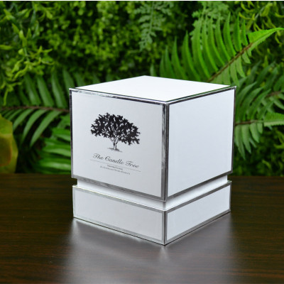 Custom paper cardboard luxury round rigid candle gift packaging box