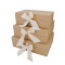 Ribbon folding box ribbon closures gift box with ribbon closure