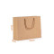 Cheap custom printed brown kraft paper packaging shopping bag
