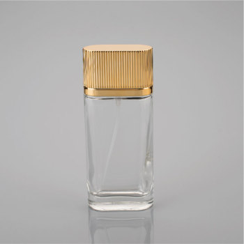 Custom design Clear perfume bottle with stopper for different artwork